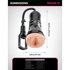 Masturbator PDX EXTREME Wet Pussies Super Sucker XXL cu Suctiune