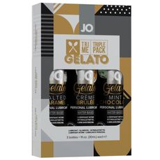 Set 3 Lubrifianti Tri Me Triple Pack Gelato Creme Brulee - 3 x 30ml [ 90 ml ]