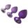 Set 3 Dopuri Anale Pipedream »Fantasy For Her«, Little Gems Trainer - violet