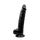 Dildo Realist Loving Joy 11 Inch Negru - vedere completa cu baza ventuza