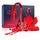 Set BDSM Bedroom Fantasies Crimson Dream - toate 8 piese cu cutia produsului