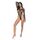 Bodysuit Fishnet Maneci Lungi Negru Croiala Inalta Mapale