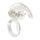 Inel cu Vibratii Calexotics "Clasic Rabbit" transparent