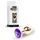 Plug Jewellery Gold, cristal mov - cutie B-Series alaturi de plugul anal bijuterie