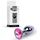 Plug Jewellery Dark Silver, cristal roz - cutie B-Series alaturi de plugul anal bijuterie