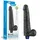 Vibrator XXL Realist Lovetoy Real Softee 27,2 cm - Negru