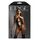 Body Fantasy Lingerie Croc Embossed Wetlook Negru - cutie produs Edge