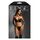 Set Lenjerie Fantasy Lingerie Wetlook Longline Negru - cutie produs Edge