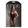 Body Fantasy Lingerie Wetlook Halter Fermoar Negru - cutie produs Edge