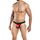 Jockstrap Barbatesc CUT4MEN Provocative Skai, Rosu, detaliu material