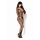 Bodystocking Martha Diamond, Beauty Night, negru, plasa fina cu decupaj strasuri pe picior