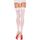 Ciorapi Autofixanti Sheer cu Cusatura Top Dantela Alb Leg Avenue