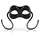 Masca Ohmama Masks Opaque Classic Neagra, vedere fata, decupaj ochi
