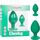 Set Dopuri Anale CalExotics Cheeky 2 Anal Plugs Set - Verde