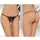 Bikini, Softline, String 2427, cu decupaj, dantela neagra, elastic