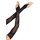Floral Net Extra Long Gauntlet Arm Warmers, Black