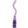 Vibrator anal Baile Distortion violet, forma completa indoita