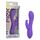 Vibrator rabbit flexibil Bend and Hold Double Rumbler CalExotics mov, vedere de sus