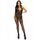 Body dres fishnet cu stras Leg Avenue negru, vedere completa din fata