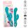 Vibrator Rabbit CalExotics Enchanted Lover, Turcoaz, 12 Vibratii, 4 Rotatii