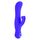 Vibrator rabbit Double Dancer Posh CalExotics mov, vedere completa cu urechi de iepuras