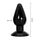 Dop anal clasic Extreme Hidden Desire negru, infografic dimensiuni 18 cm lungime 7 cm diametru