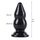 Dop anal dublu bulb Extreme Hidden Desire negru, infografic dimensiuni 17 cm lungime, 6 si 6.5 cm diametru