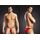 Micro Bikini barbati, Microfiber Pouch Bikini, Blue Line, Rosu