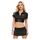 Costum politista Badge of Desire by Baci Lingerie, negru, vedere din fata cu catuse