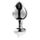 Dop Anal Sticla Icicles No 25 Transparent vedere frontala suflat manual Pipedream