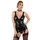 Corset Latex -Negru - detaliu finisaj