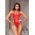 Body Rosu Halter Teddy, Allure Lingerie