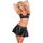 Fusta Piele Faux Allure Lingerie - Negru - vedere frontala
