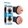 Masturbator Lovetoy "Master Double Stroker" 22 cm - Natural - vedere frontala