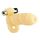 Manson Penis California Exotics "Futurotic 4 Way Arouser" 10 cm - Galben