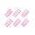 Set 6 Mansoane Penis »Toyz4Lovers« 4 cm - Roz