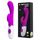 Vibrator Dubla Stimulare Pretty Love »Bruno« 20 cm - Violet - vedere frontala