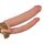 Prelungitor Penis Dublu Lovetoy »Double Pleasure Stimulation« 20 cm - Natural