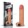 Prelungitor Penis cu Vibratii Lovetoy »Vibrating Silicone Extender« 19 cm - Natural