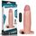 Prelungitor Penis Pleasure X-Tender 20 cm , cu vibrator [ + 7,62 cm ] - vedere frontala
