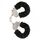 Catuse Plus ToyJoy "Furry Fun Cuffs" Negru