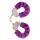 Catuse Plus ToyJoy "Furry Fun Cuffs" Violet