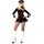Costum Rochie Major Mayhem Leg Avenue - Negru - vedere frontala