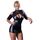 Rochie Sexi Latex Look Cotelli Collection - Negru - vedere frontala