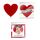 Forma Gheata Cuburi Inimioare Lovetoy "Fresh Love" - Rosu