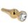 Butt Plug Anal Toyz4Lovers "Ace of Spades" 10 cm - Galben