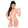 Kimono  Sexy cu Chiloti Midnight Mirage Penthouse - Roz - vedere frontala