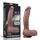 Dildo Realistic Lovetoy "Dual Layered Silicone" 27cm - Maro - vedere frontala