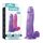 Dildo realist Jelly Purple Violet Large 20 cm - vedere frontala