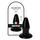 But Plug Toyz4Lovers "Milo Black" 12 cm - Negru